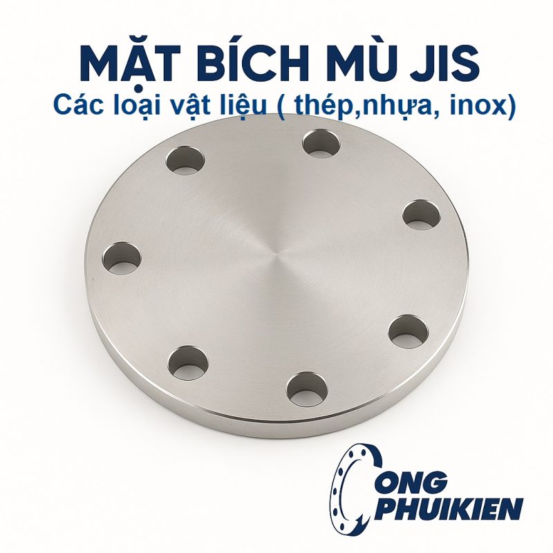 mặt bích mù JIS