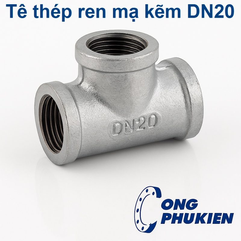 Tê thép DN20
