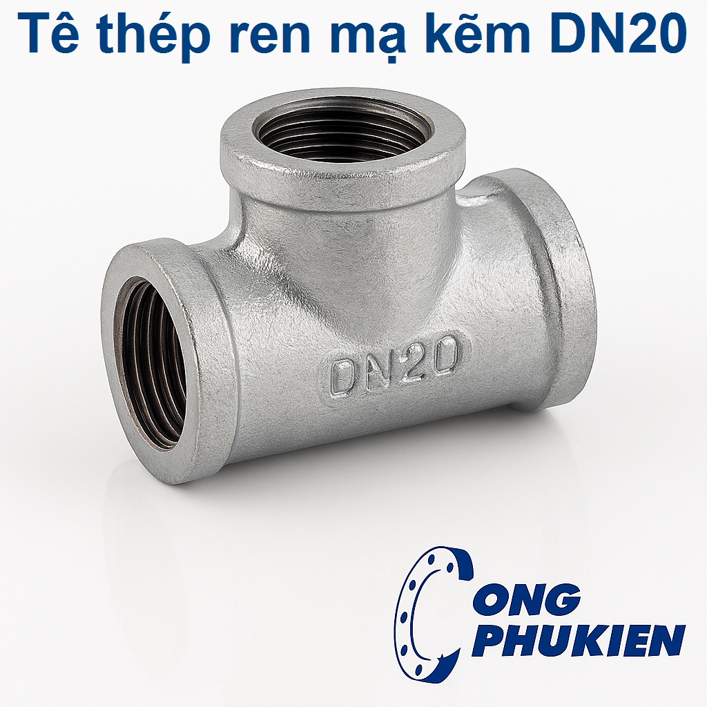 Tê thép DN20