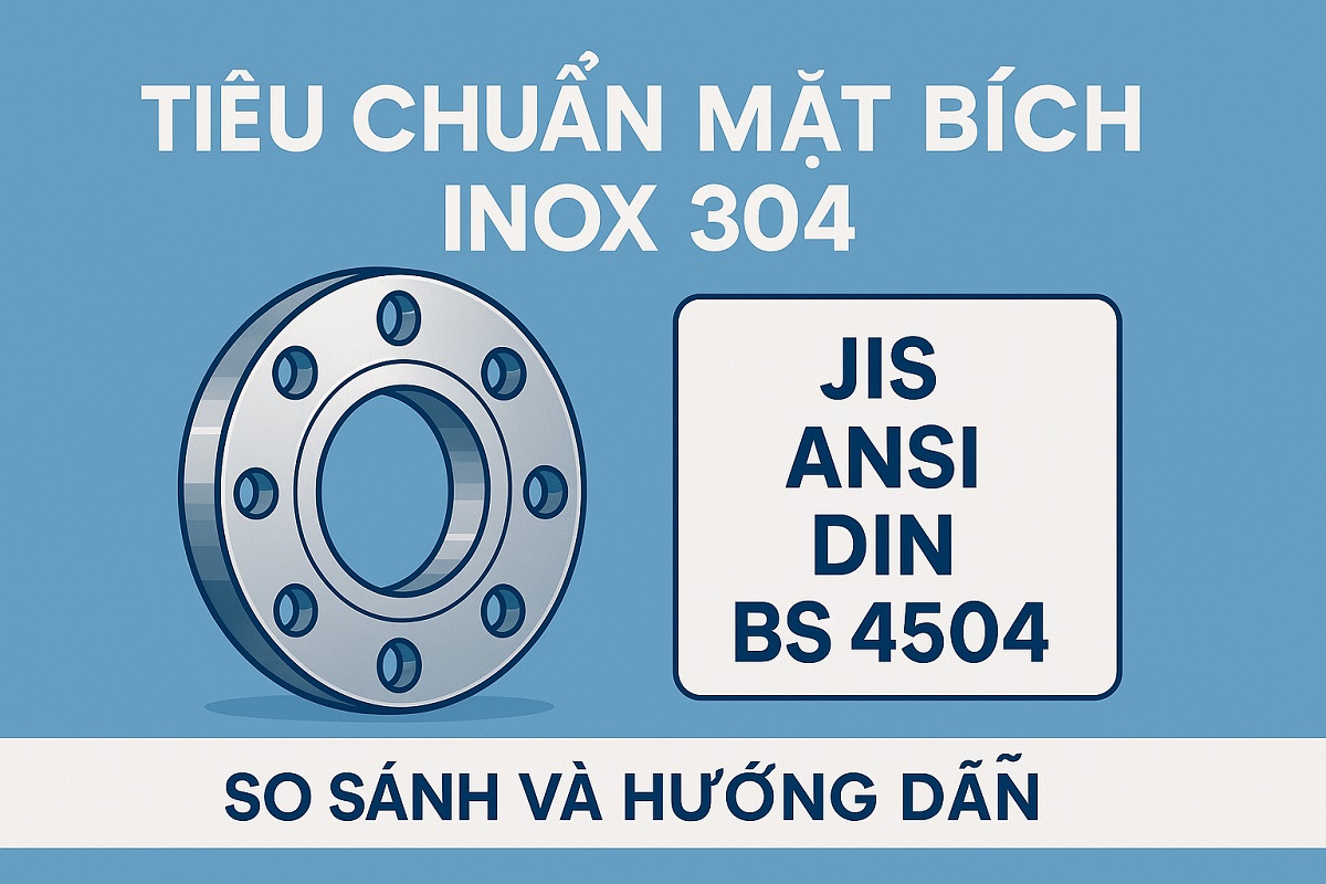 Bảng tiêu chuẩn mặt bích inox 304