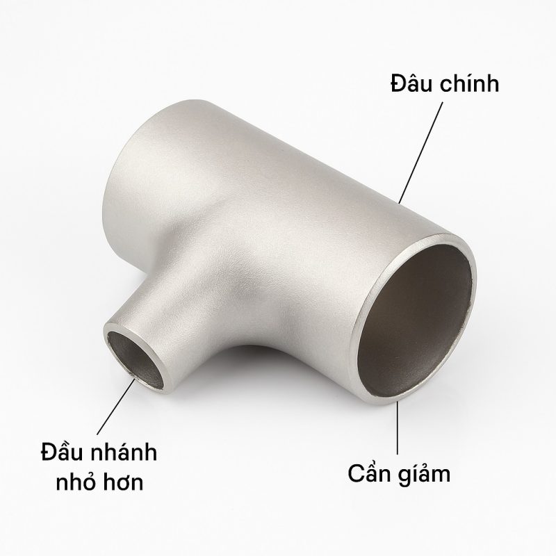 Cấu tạo của tê giảm inox