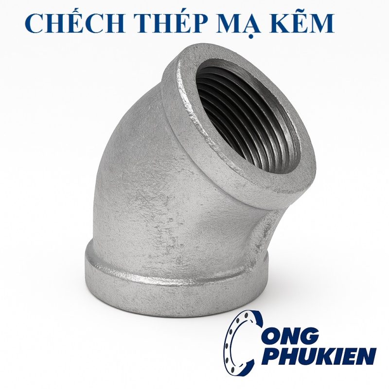 Chếch thép mạ kẽm 45 độ