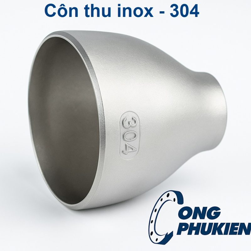 Côn thu inox 304