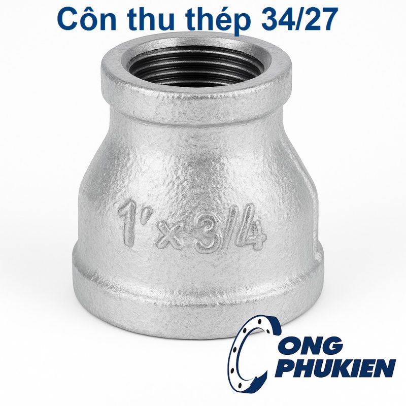 côn thu thép 34 27
