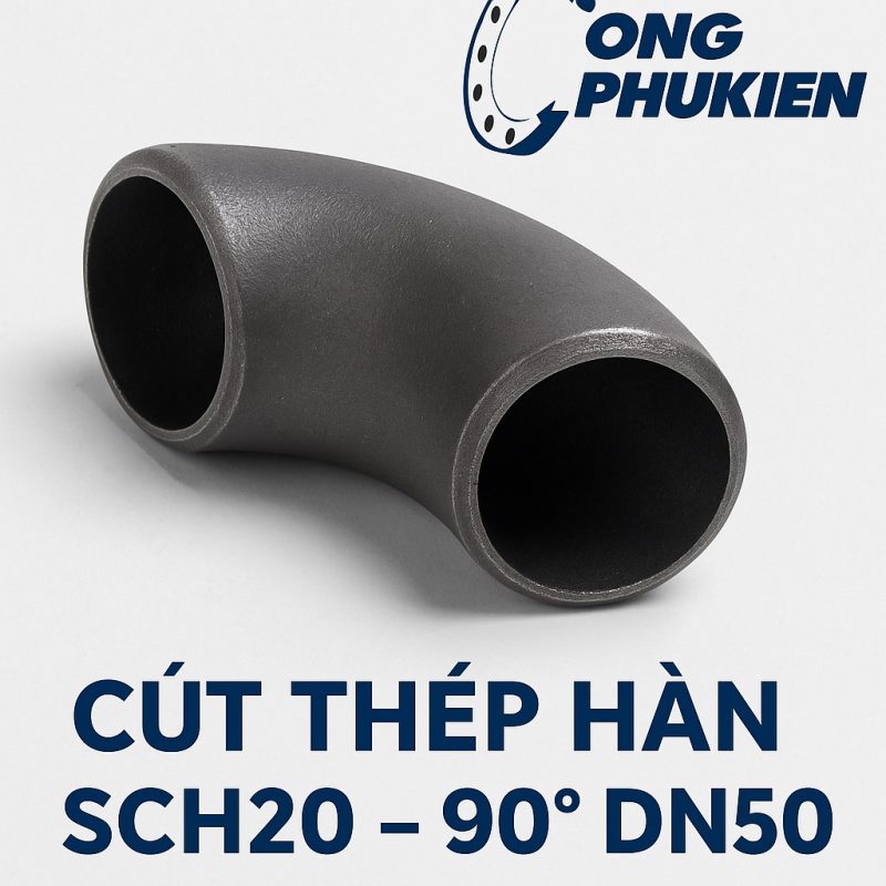 Cút thép hàn SCH20 – 90° DN50