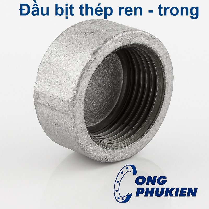 Đầu bịt thép ren trong