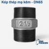 Kép thép DN65 ren mạ kẽm
