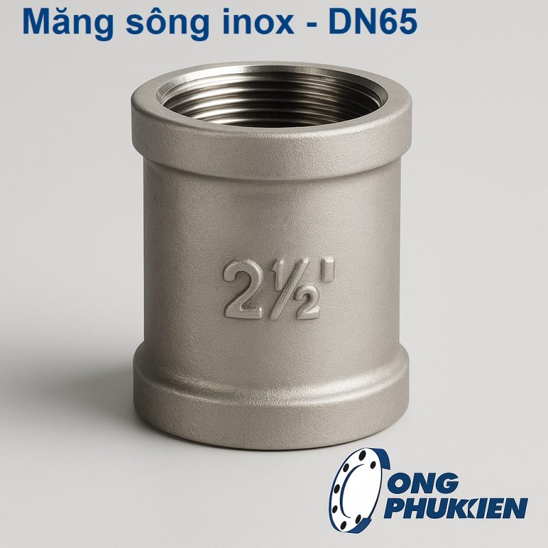 măng sông inox DN65
