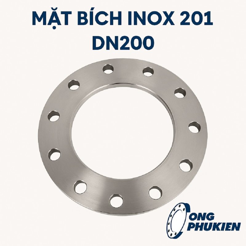 mặt bích inox 201 DN200