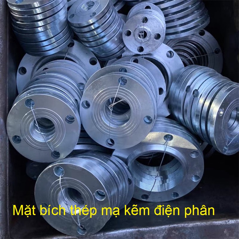 mặt bích thép mạ kẽm điện phân là gì