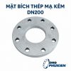 Mặt bích thép mạ kẽm DN200