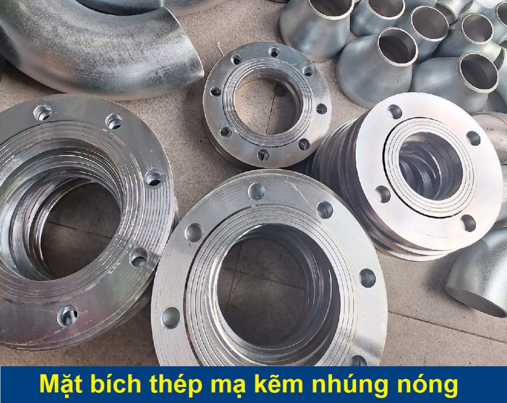 mặt bích thép mạ kẽm nhúng nóng là gì