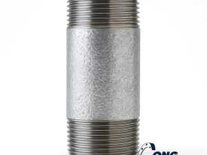 Nối thẳng thép 2 đầu ren ngoài