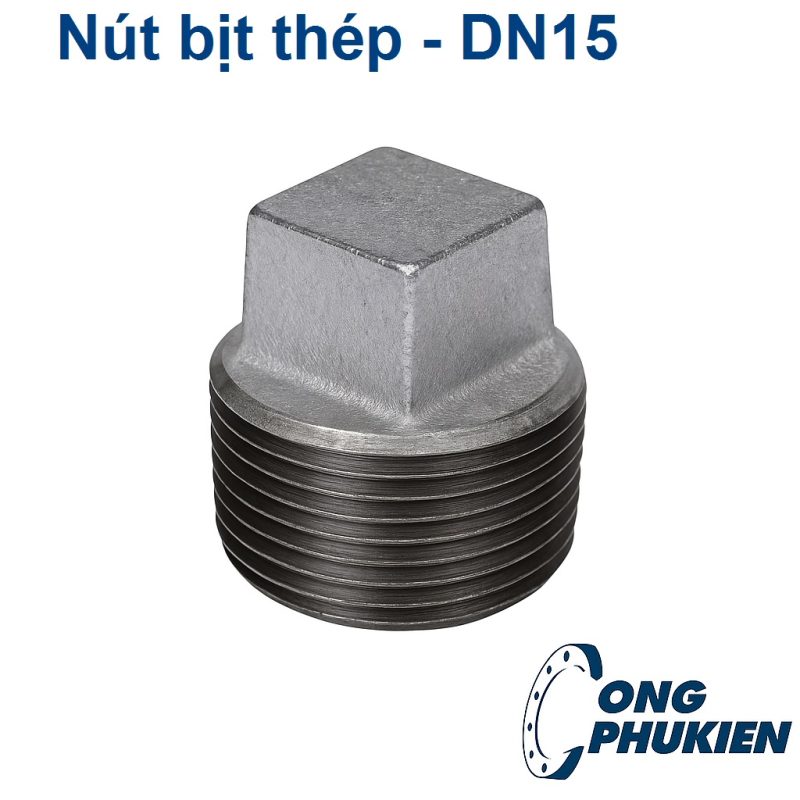 Nút bịt thép DN15