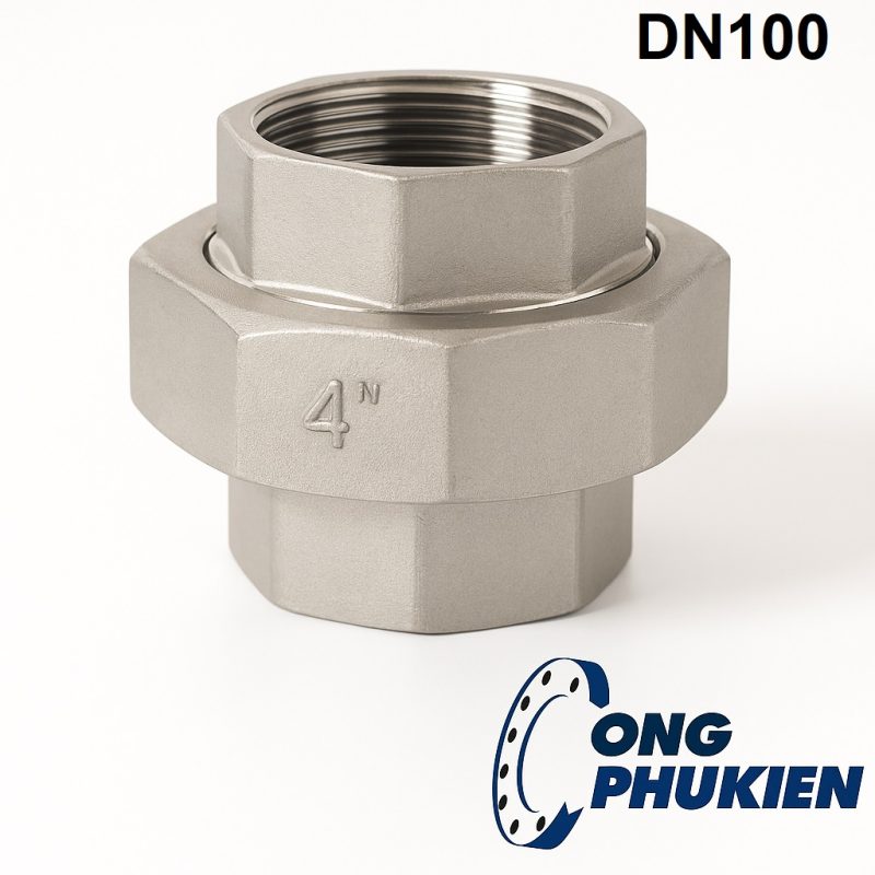 Rắc co inox DN100
