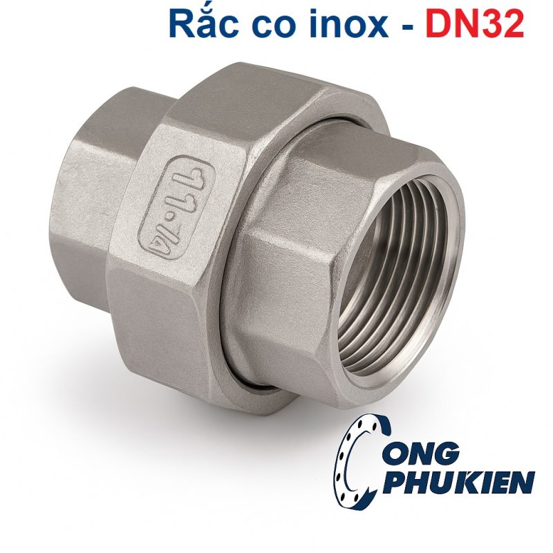 Rắc co inox DN32