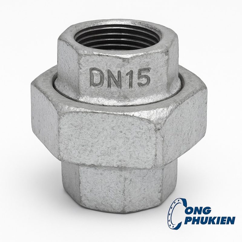 rắc co thép DN15 mạ kẽm
