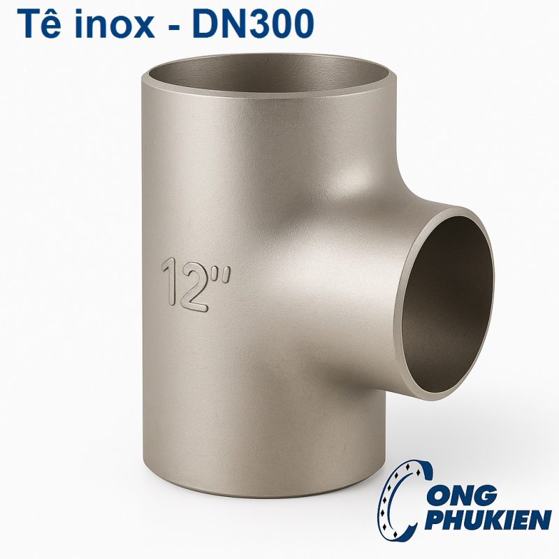 Tê inox DN300
