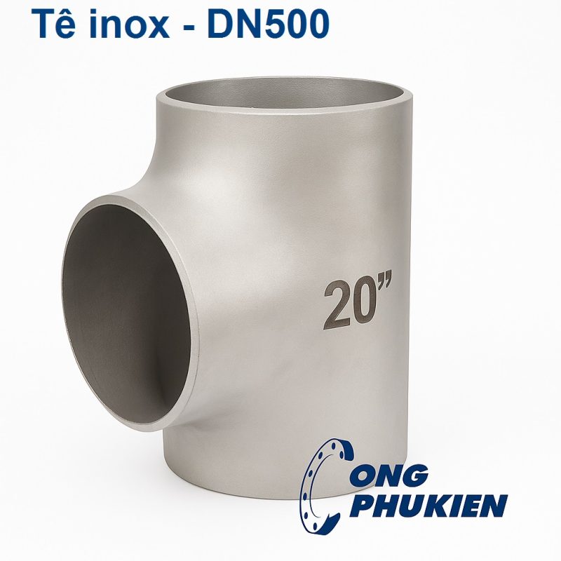 Tê inox DN500