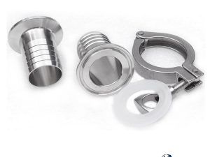 Bộ clamp đuôi chuột inox vi sinh
