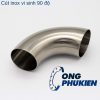 Cút inox vi sinh 90 độ