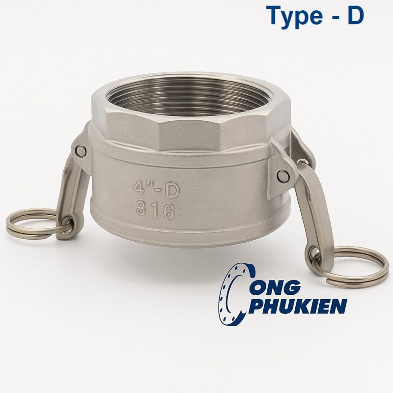 Khớp nối nhanh kiểu D inox - Type D