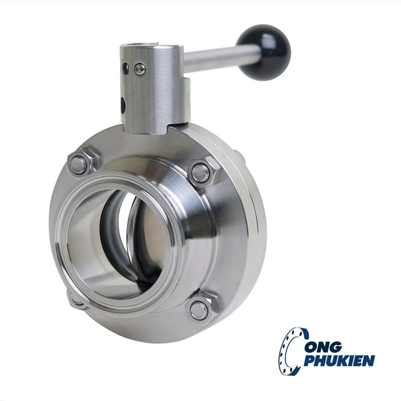 Van bướm clamp vi sinh
