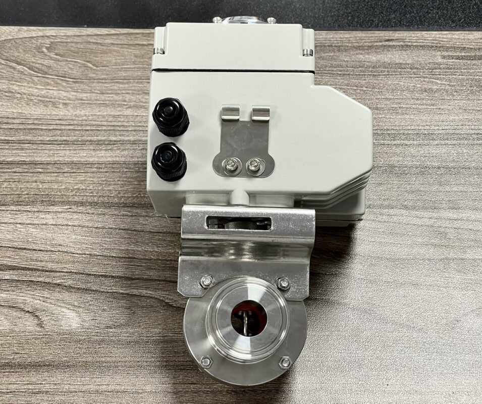 van bướm vi sinh điều khiển điện