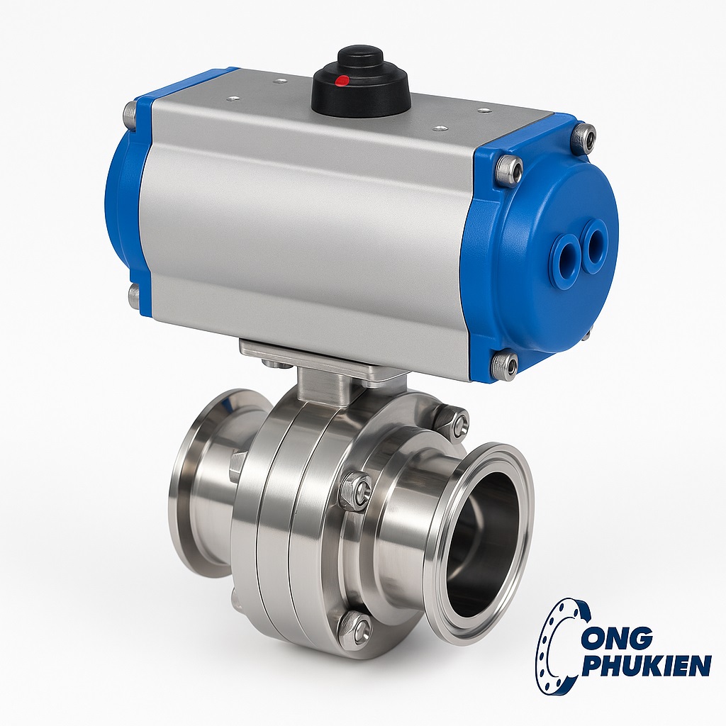 van-buom-vi-sinh-khi-nen-tac-dong-kep-02 van bướm vi sinh khí nén tác động kép