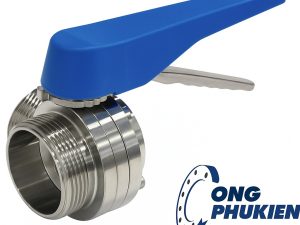 van bướm vi sinh tay kẹp