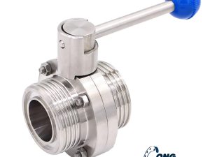 Van bướm vi sinh tay rút