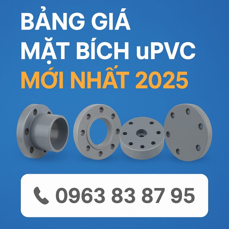 Bảng giá mặt bích uPVC