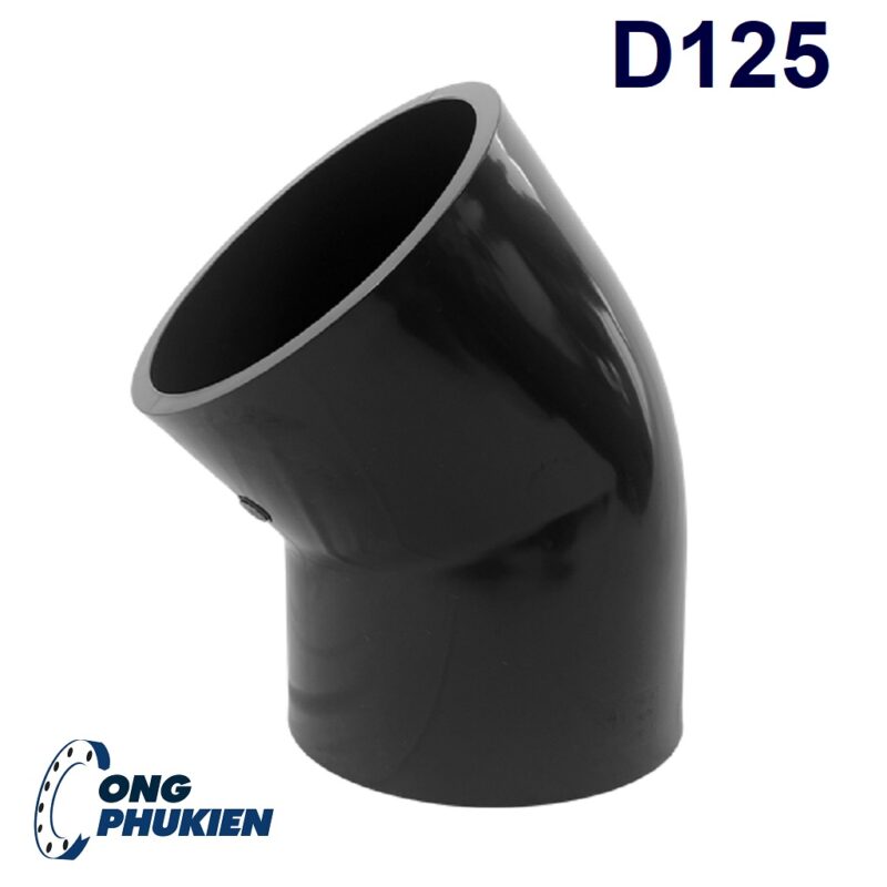 Chếch UPVC D125