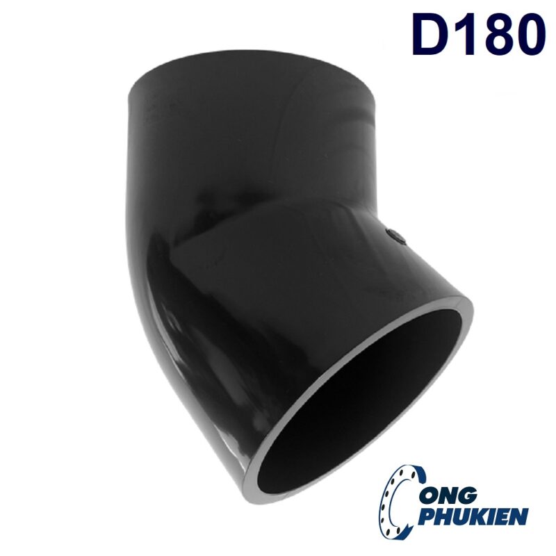 Chếch uPVC D180