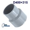 Côn thu uPVC D400×315
