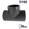 Tê uPVC D160