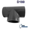 Tê uPVC D180