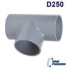 Tê uPVC D250