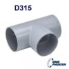 Tê uPVC D315